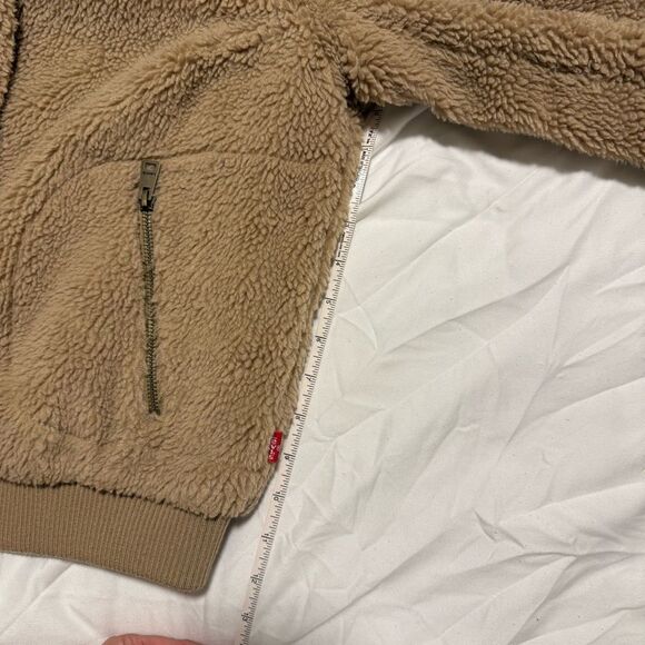 Levi's 168056 Womens Plush Sherpa Bomber Jacket - Picture 8 of 13